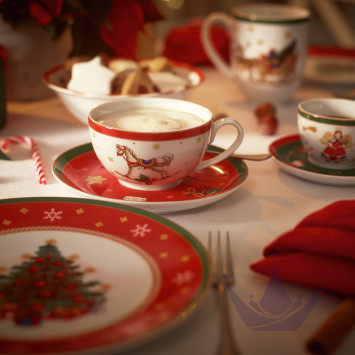 Чашка с блюдцем 0,26л коллекции Happy Wintertime бренда Hutschenreuther