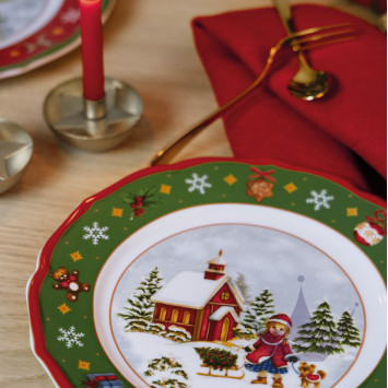 Тарелка 22см коллекции Happy Wintertime 