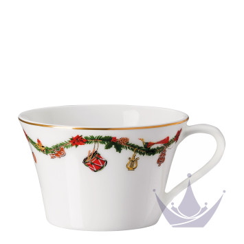 Чашка чайная с блюдцем 0,25л коллекции Nora Christmas бренда Hutschenreuther
