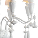 Люстра на 8 свечей (белый) 123 х 70см коллекции Ivy & Seed бренда Lladro