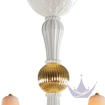 Люстра на 20 свечей (белый / золотой) 138 х 115см коллекции Ivy & Seed бренда Lladro