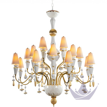 Люстра на 20 свечей (белый / золотой) 138 х 115см коллекции Ivy & Seed бренда Lladro