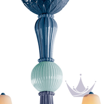 Люстра на 20 свечей (синий) 138 х 115см коллекции Ivy & Seed бренда Lladro