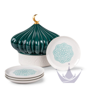 Набор тарелок 23 х 24см коллекции Majestic Nights бренда Lladro