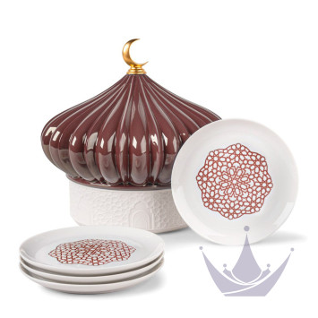 Набор тарелок 23 х 24см коллекции Majestic Nights бренда Lladro