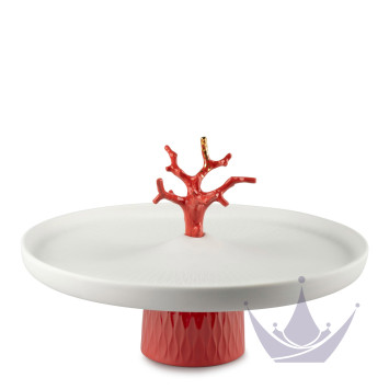Тарелка для центрас стола 25 х 39см коллекции Coral бренда Lladro
