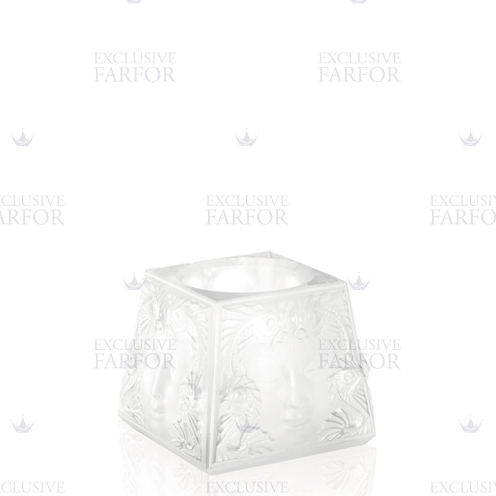 Настольный подсвечник 9,8см коллекции Masque de Femme бренда Lalique