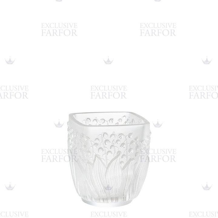 Настольный подсвечник 9,9см коллекции Muguet бренда Lalique