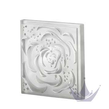 Декоративная панель зеркальная 11,6x11,6см коллекции Roses бренда Lalique