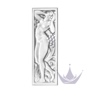 Декоративная панель 45,8x15,2см коллекции Femme Tete Levee бренда Lalique