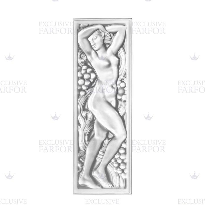 Декоративная панель зеркальная 45,8x15,2см коллекции Femme Bras Leves бренда Lalique