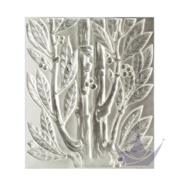 Декоративная панель зеркальная (D) 43,3x37,4см коллекции Lauriers бренда Lalique