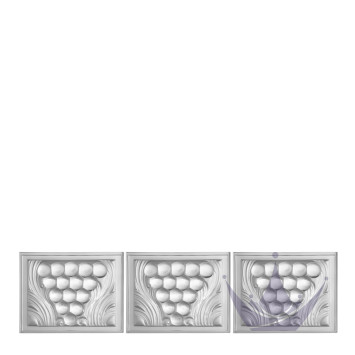 Декоративная панель 36x15,2см коллекции Raisins бренда Lalique