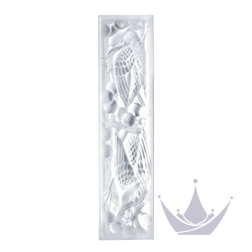 Декоративная панель (левая сторона) 52,2x13см коллекции Merles et Raisins бренда Lalique