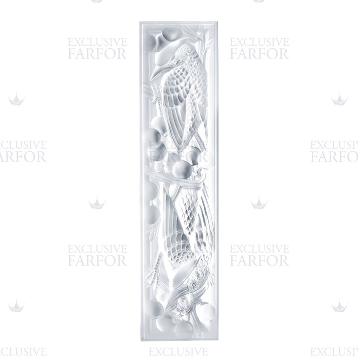 Декоративная панель (левая сторона) 52,2x13см коллекции Merles et Raisins бренда Lalique