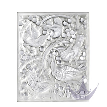 Декоративная панель зеркальная 42x34см коллекции Merles et Raisins бренда Lalique