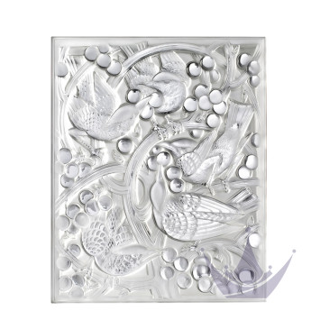 Декоративная панель 42x34см коллекции Merles et Raisins бренда Lalique