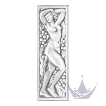 Декоративная панель зеркальная 89x30см коллекции Femme Bras Leves XXL бренда Lalique