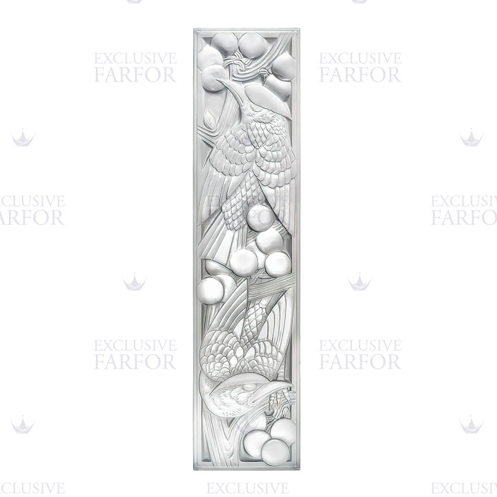 Декоративная панель (правая сторона) 89х30см коллекции Merles et Raisins бренда Lalique