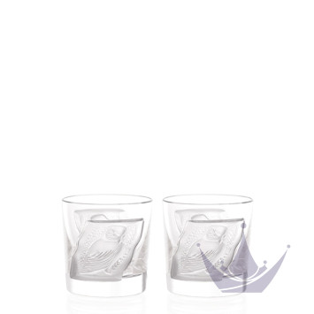 Стакан кордиал, 2шт. 90мл коллекции Owl бренда Lalique