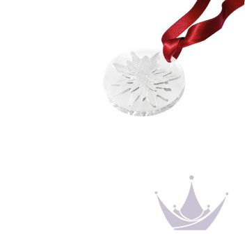 Рождественский орнамент 2026 6,5см бренда Lalique