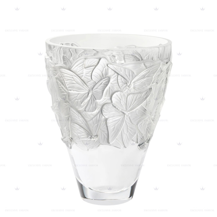 Ваза коллекции Papillons бренда Lalique