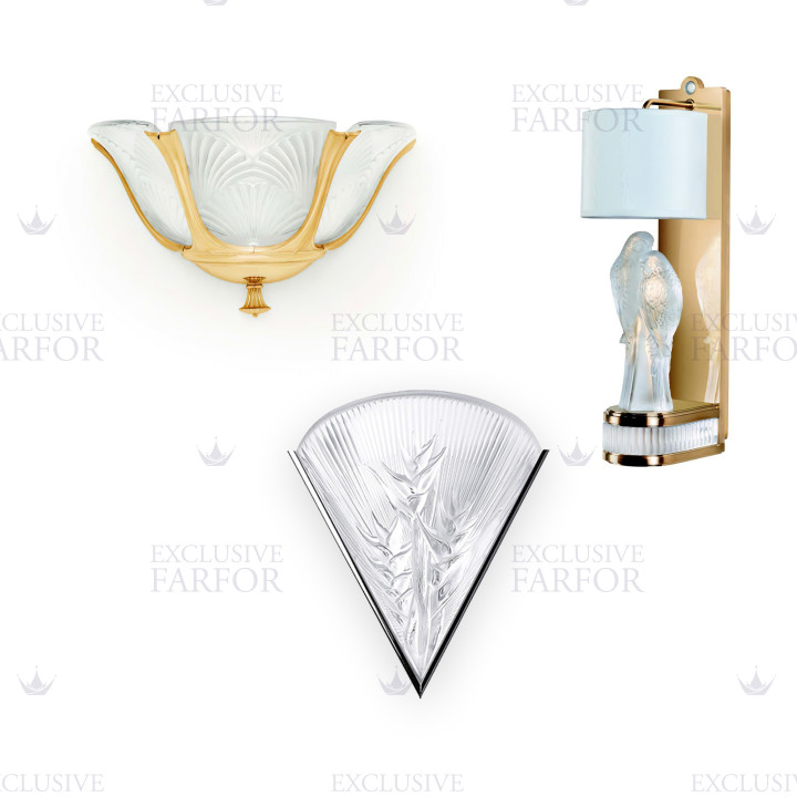 Коллекция Бра, настенные светильники бренда Lalique