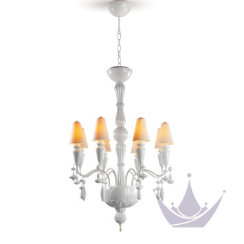 Люстра на 8 свечей (белый) 123 х 70см коллекции Ivy & Seed бренда Lladro