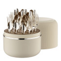 Набор столовых приборов на 6 персон, 24 предметов коллекции The Box Creme 