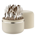 Набор столовых приборов на 6 персон, 24 предметов коллекции The Box Creme 