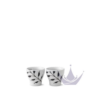 Подставка для яиц 5см, 2шт. коллекции Black Fluted Mega бренда Royal Copenhagen