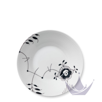 Тарелка глубокая 24см коллекции Black Fluted Mega бренда Royal Copenhagen
