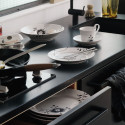 Тарелка глубокая 24см коллекции Black Fluted Mega бренда Royal Copenhagen