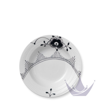 Тарелка глубокая 21см коллекции Black Fluted Mega бренда Royal Copenhagen