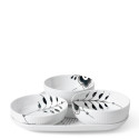 Набор из 4 предметов коллекции Black Fluted Mega бренда Royal Copenhagen