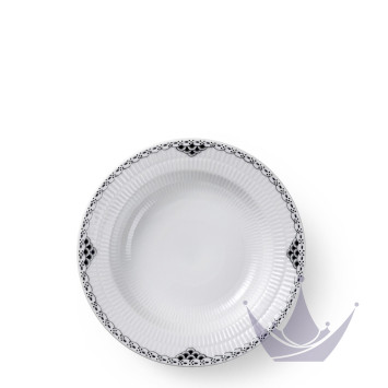 Тарелка глубокая 21см коллекции Black Lace бренда Royal Copenhagen