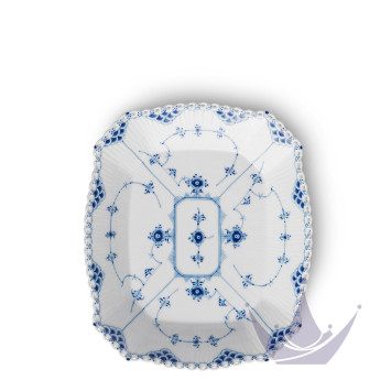 Чаша квадратная 26см коллекции Blue Fluted Full Lace бренда Royal Copenhagen