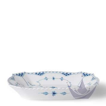 Чаша квадратная 26см коллекции Blue Fluted Full Lace бренда Royal Copenhagen