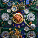 Блюдо круглое 25см коллекции Blue Fluted Full Lace бренда Royal Copenhagen