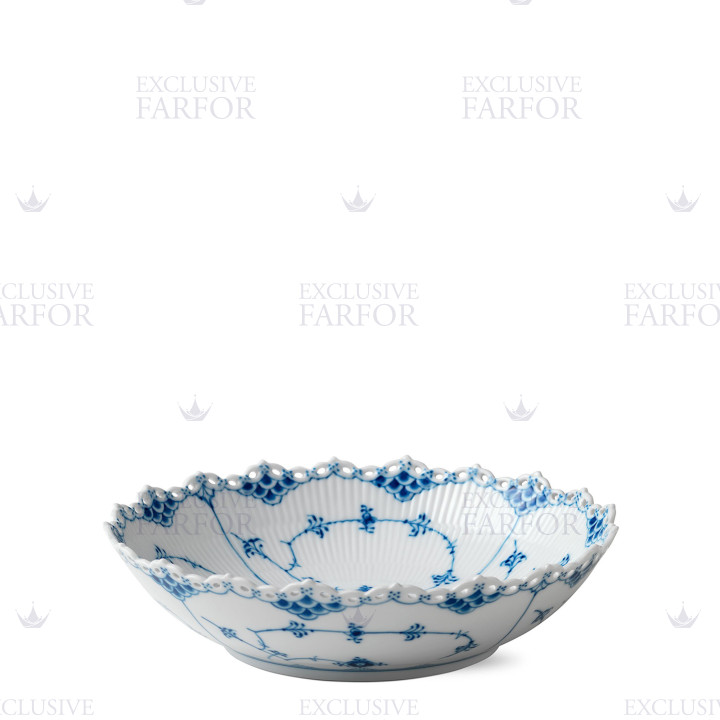 Чаша 1,4л коллекции Blue Fluted Full Lace бренда Royal Copenhagen