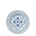 Тарелка 25см коллекции Blue Fluted Full Lace бренда Royal Copenhagen