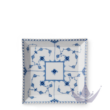 Чаша квадратная 21см коллекции Blue Fluted Full Lace бренда Royal Copenhagen