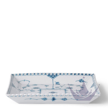 Чаша квадратная 21см коллекции Blue Fluted Full Lace бренда Royal Copenhagen