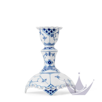 Подсвечник 13,5см коллекции Blue Fluted Full Lace бренда Royal Copenhagen