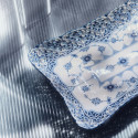 Чаша прямоугольная 23,5х16см коллекции Blue Fluted Full Lace бренда Royal Copenhagen
