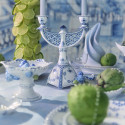 Канделябр на 2 свечи 25,5см коллекции Blue Fluted Full Lace бренда Royal Copenhagen
