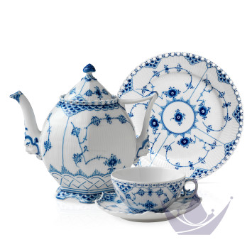Коллекция Blue Fluted Full Lace бренда Royal Copenhagen