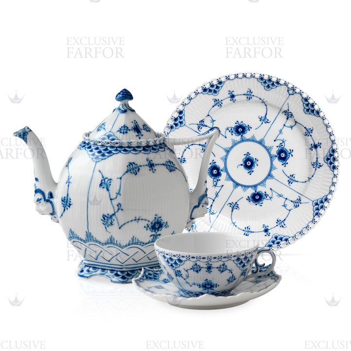 Коллекция Blue Fluted Full Lace бренда Royal Copenhagen