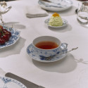 Чашка с блюдцем 0,2л коллекции Blue Fluted Half Lace бренда Royal Copenhagen