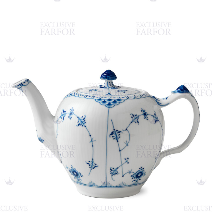 Чайник 1л коллекции Blue Fluted Half Lace бренда Royal Copenhagen